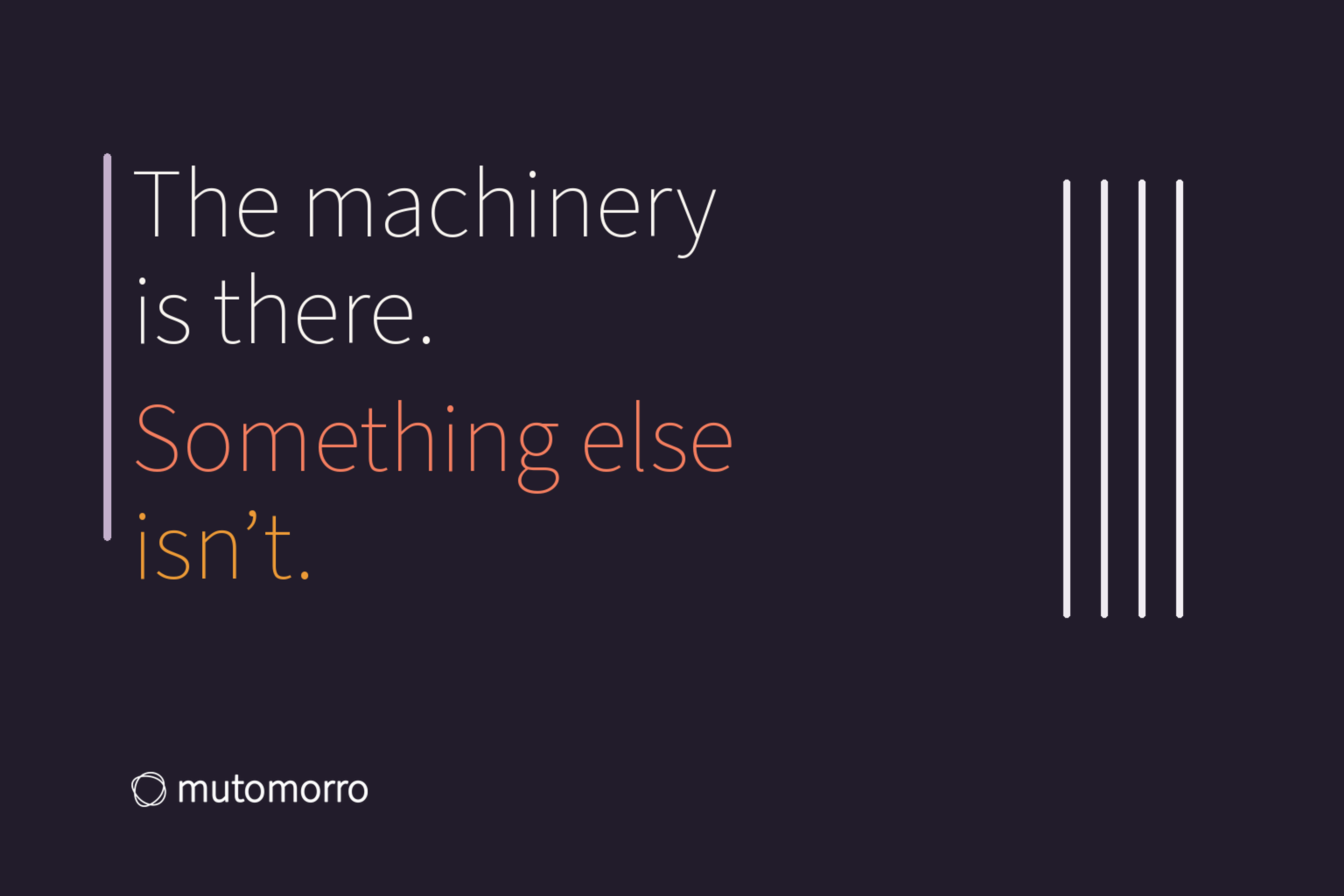 Pull quote: Structure designed without seeing the whole system doesn't just miss things — it can create new friction while solving old problems