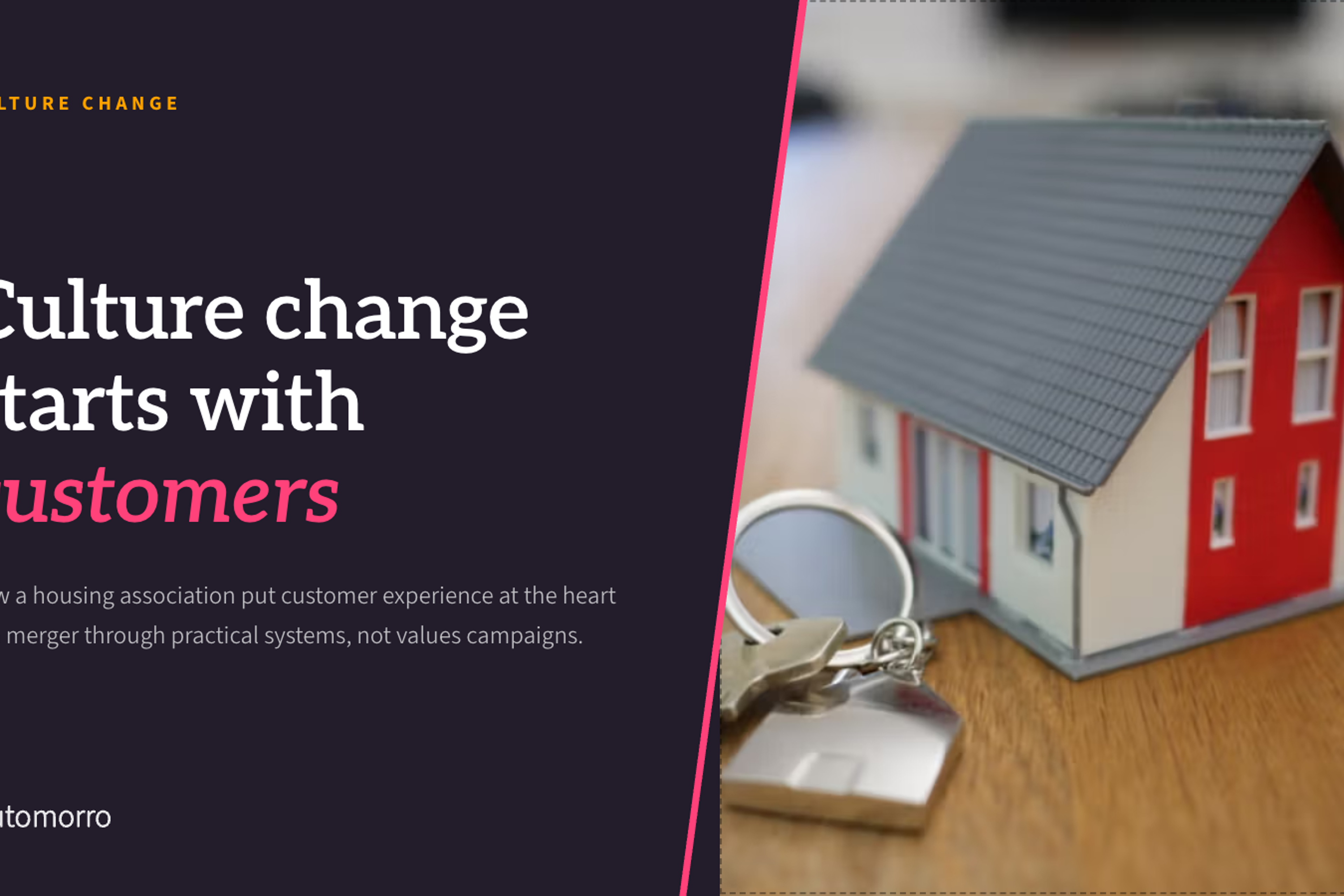 Culture Change in Social Housing