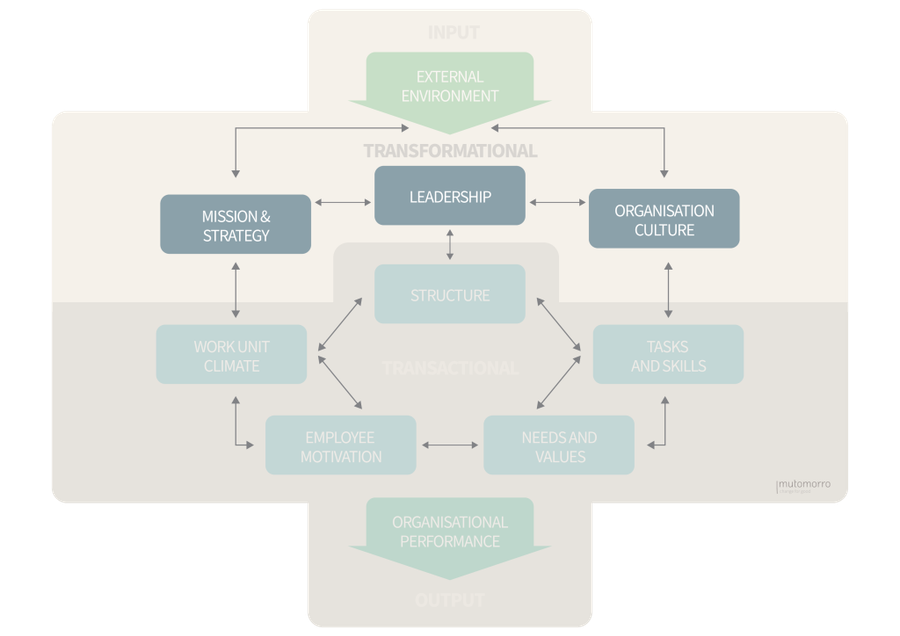 Burke-Litwin Change Model - Throughput- Transformational Factors