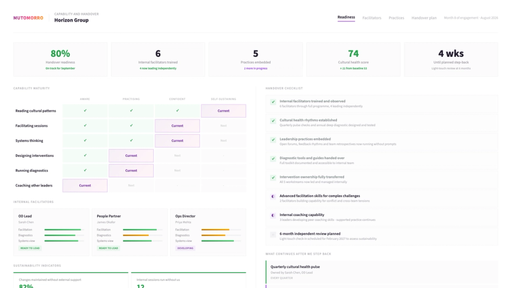 Culture change - stage 04: Build capability