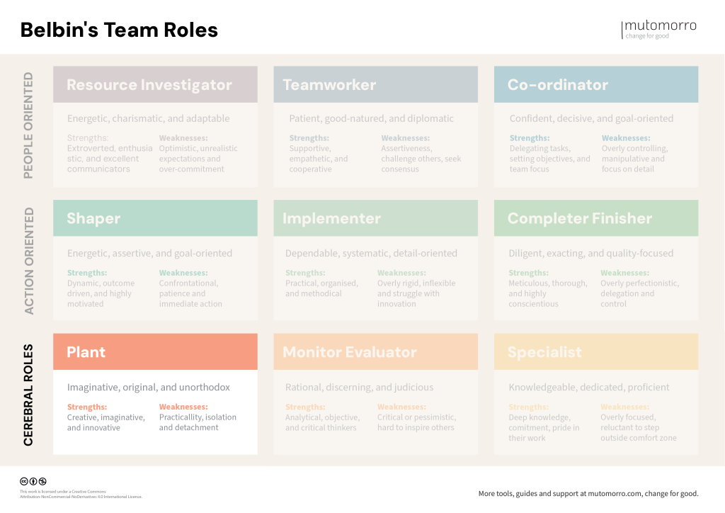 Belbin's Team Roles - Plant