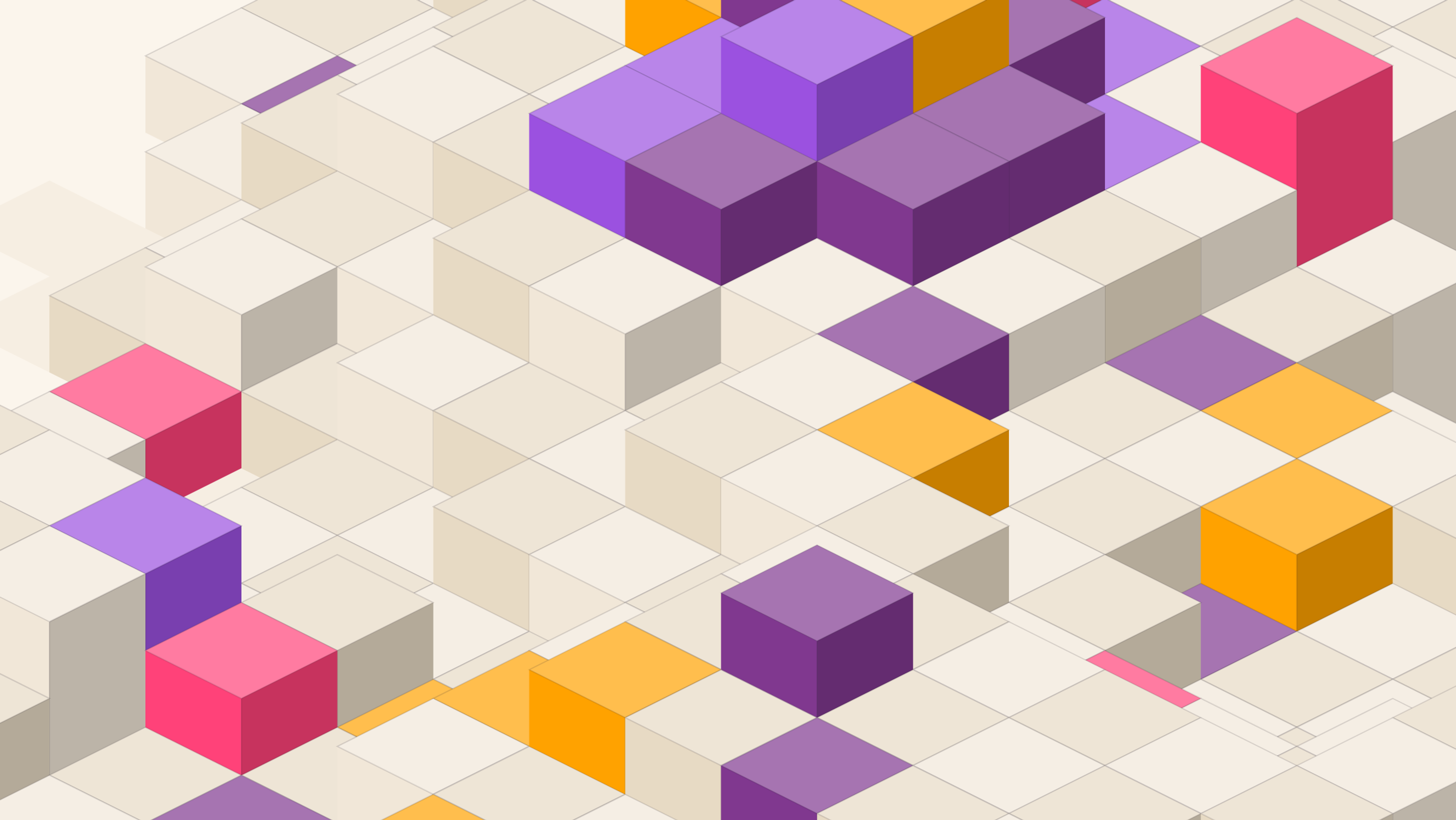 Abstract illustration of a clean geometric structure sitting on organic textured ground - the visible plan above the invisible conditions beneath