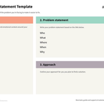 Problem Statement Template