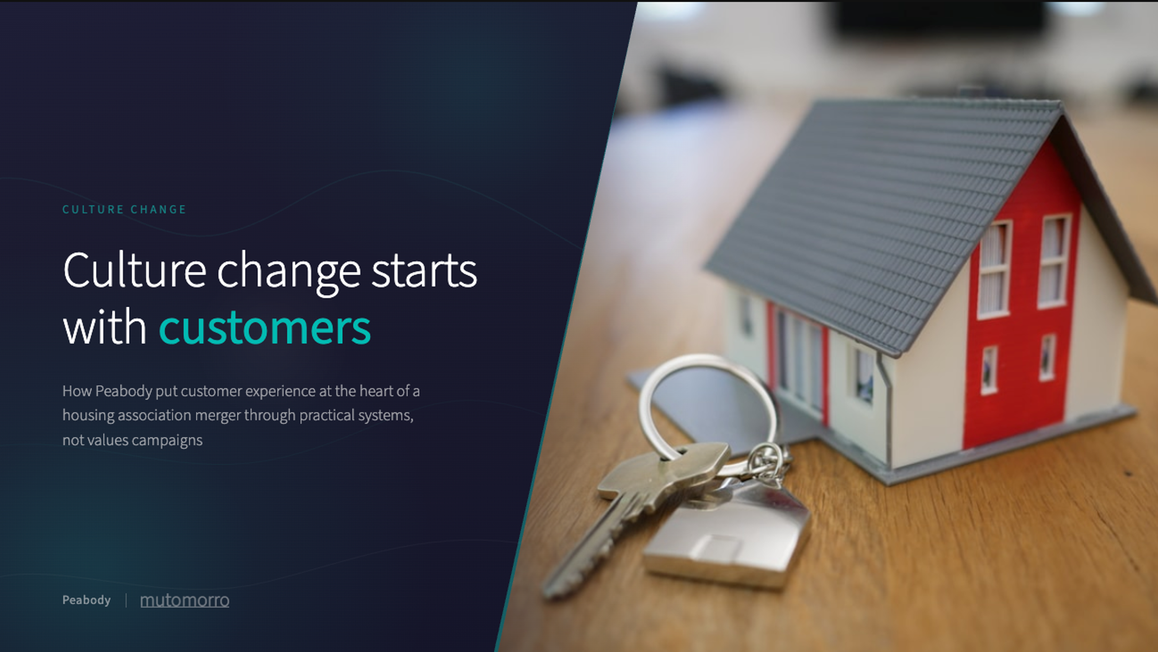 Culture Change in Social Housing - culture change for a housing association