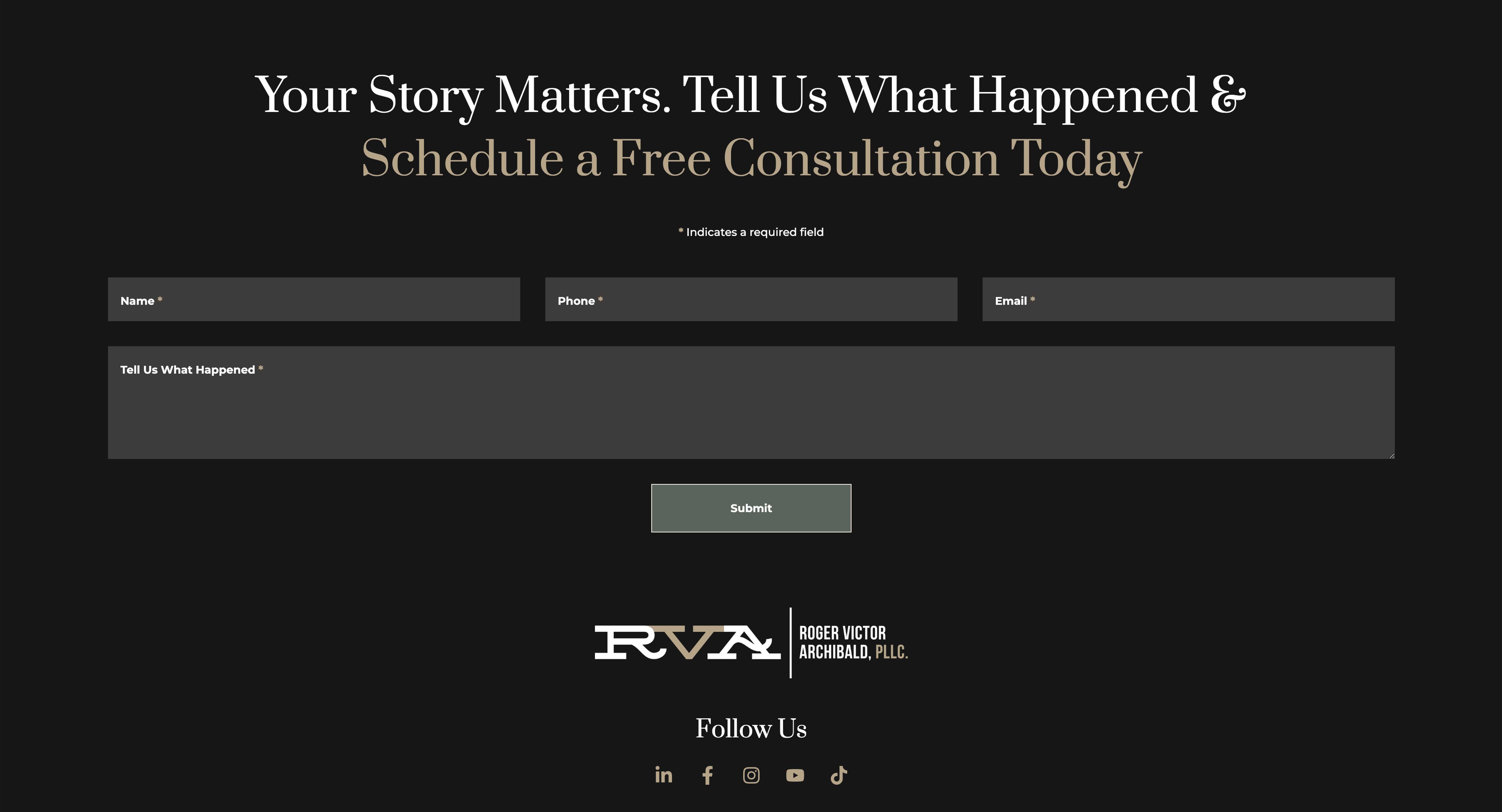 Roger Archibald Contact Form