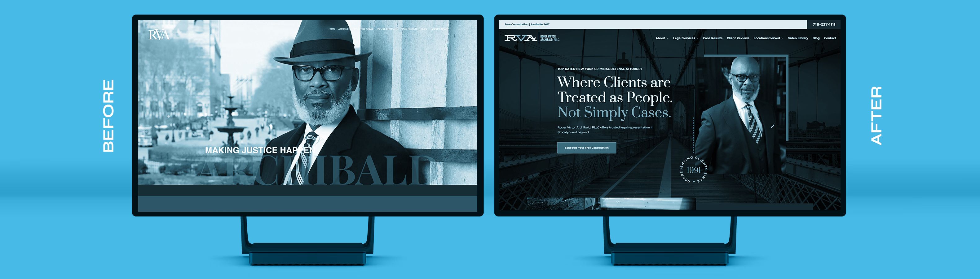 Roger Archibald Website Design