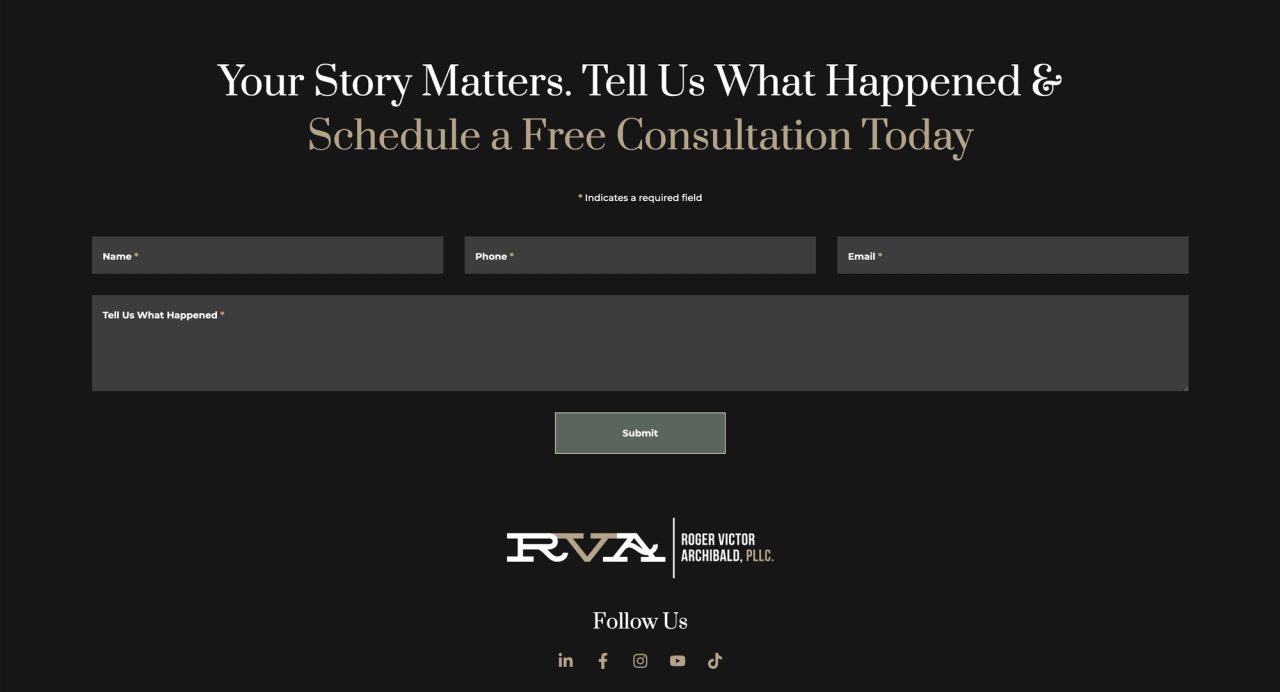 Roger Archibald Contact Form