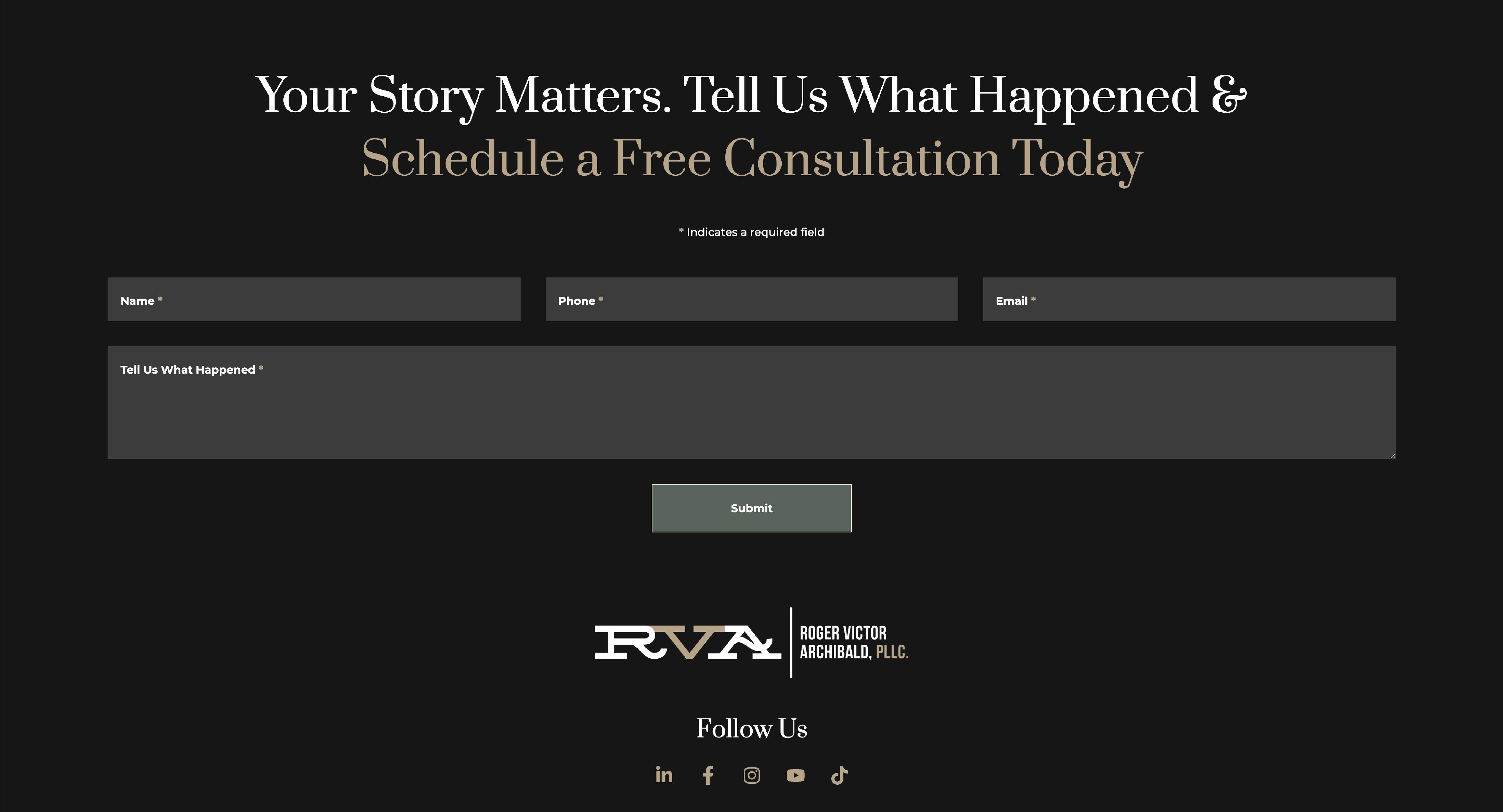 Image Roger Archibald Contact Form