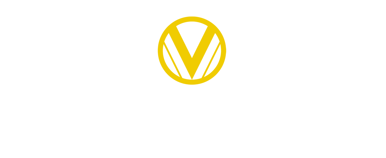 Logo for Van Der Veen, Hartshorn, Levin & Lindheim, with a yellow V symbol at top.
