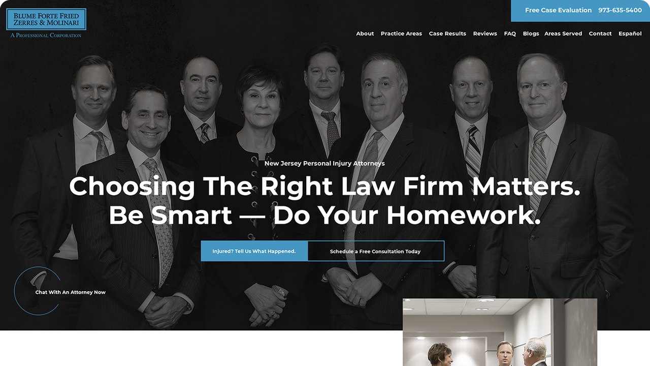 Blume Website Design