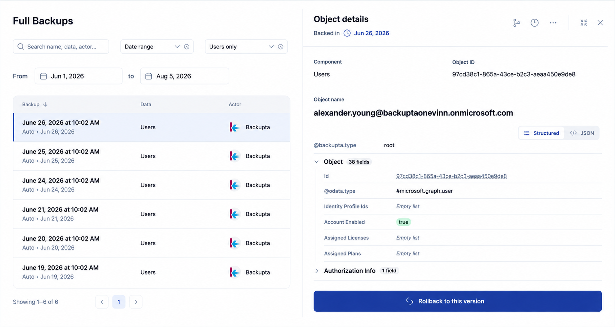Recover object beyond the native entra id retention period with dependencies.