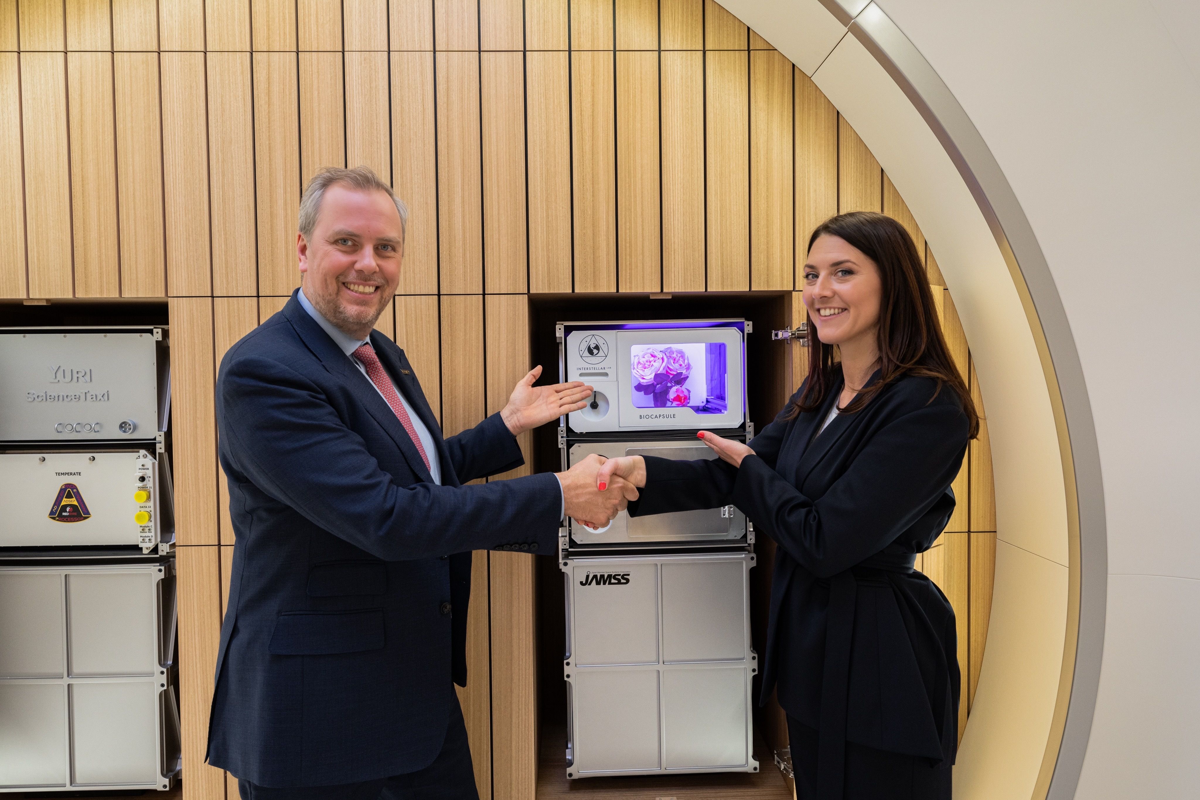 Max Haot, CEO of Vast and Barbara Belvisi, Founder and CEO of Interstellar Lab - Credit: Vast