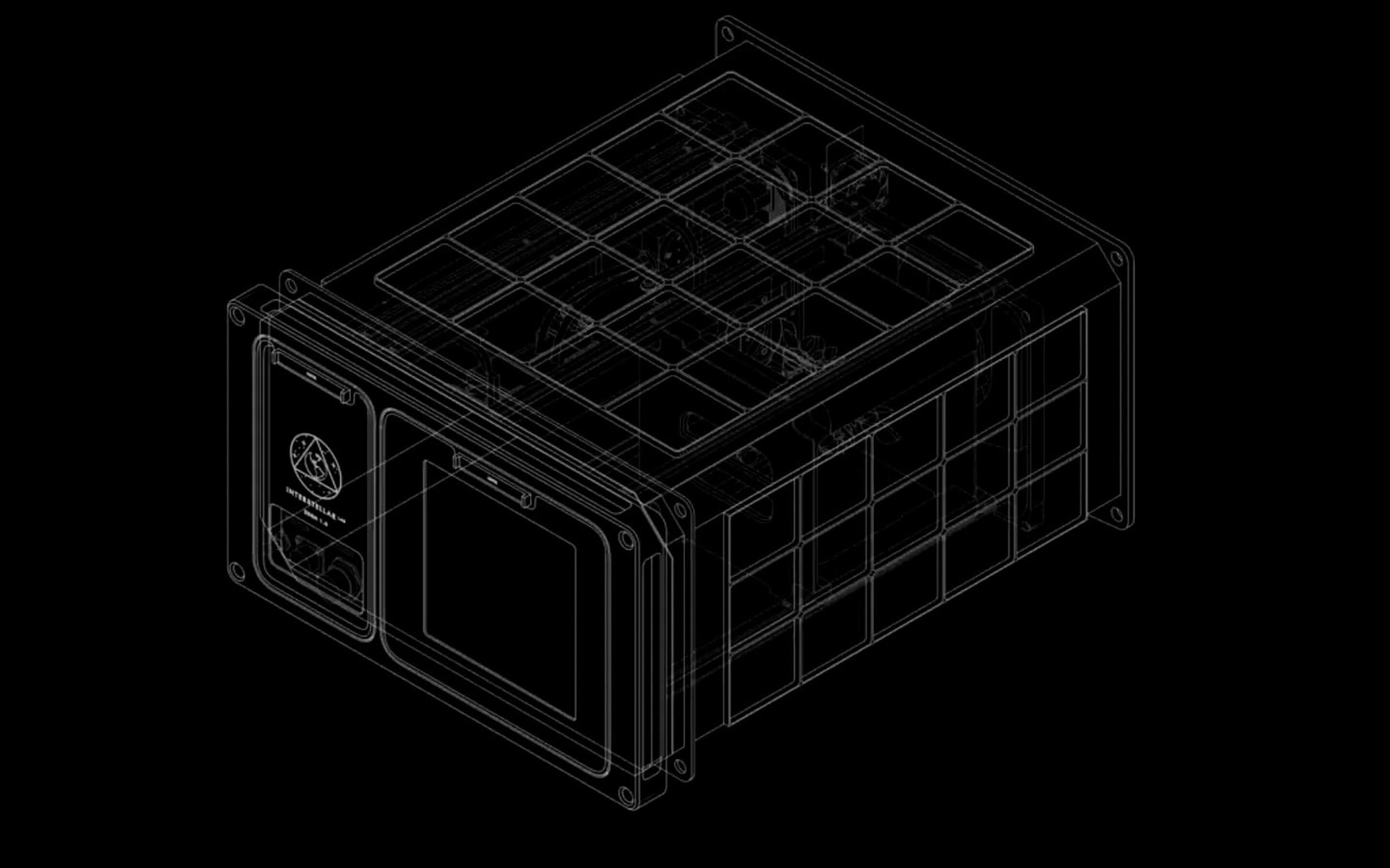 Eden payload in wireframe