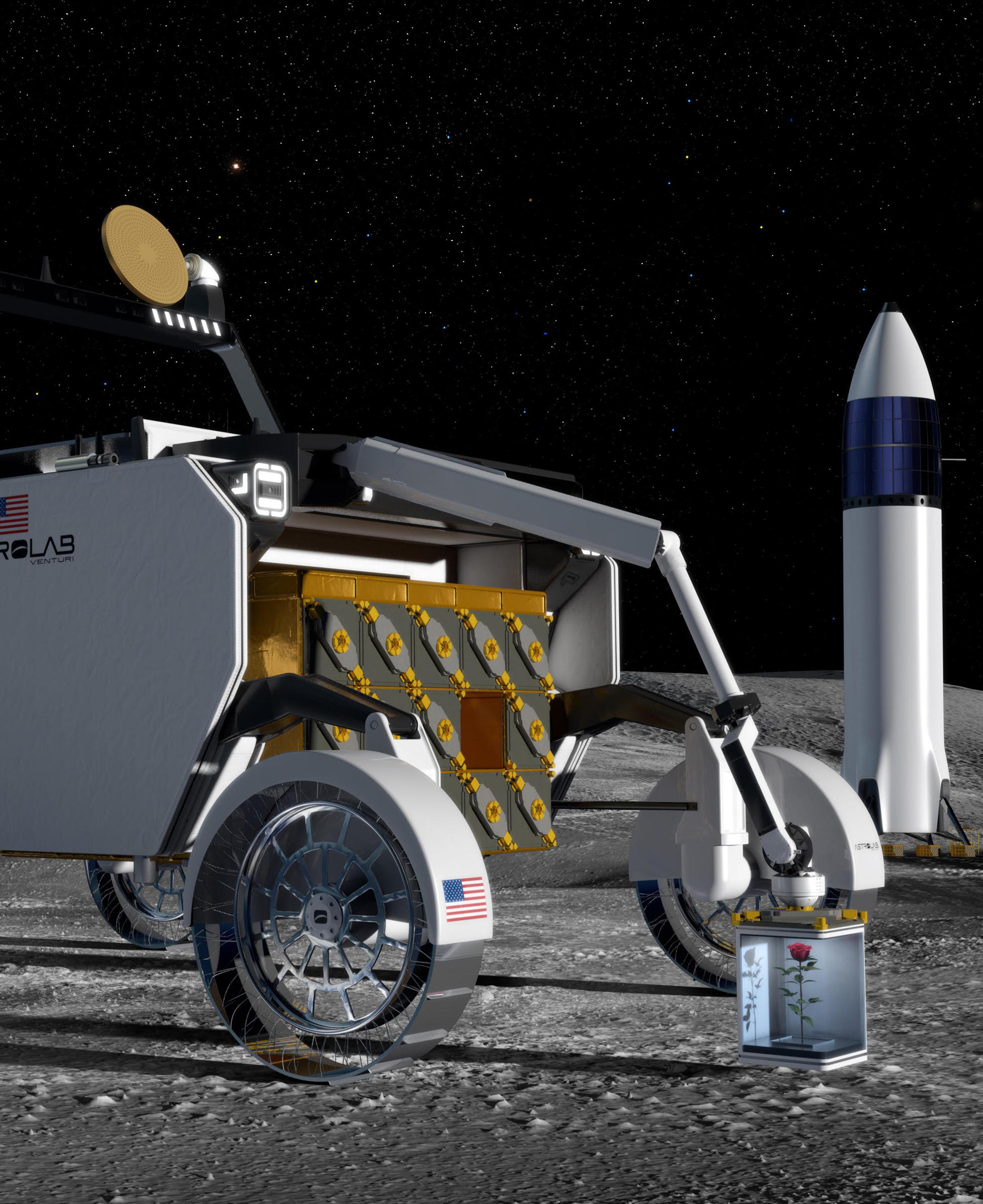 FLEX Rover deploying Interstellar Lab plant pod