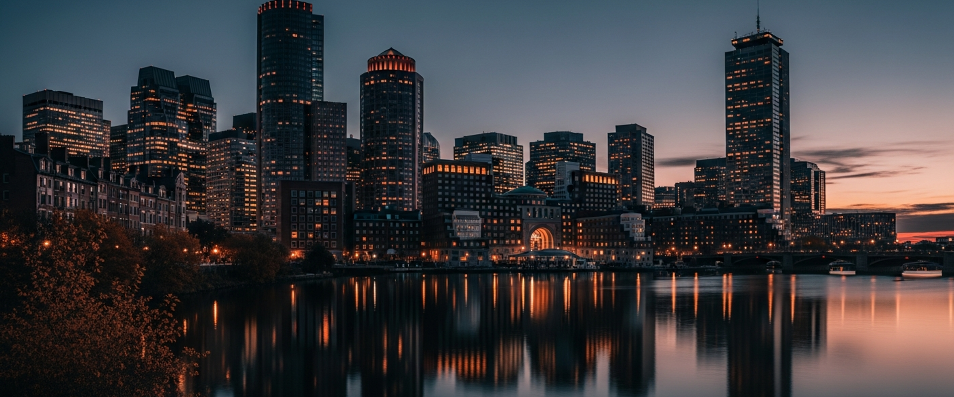 Social Media Management in Boston - Massachusetts skyline
