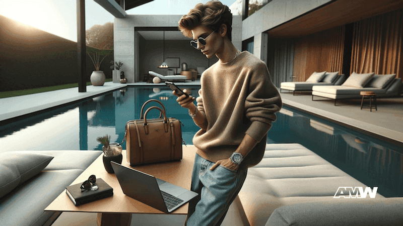 Marketing team discussing brands that work with micro-influencers: collaborating with a micro-influencer agency