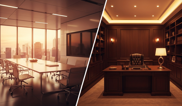 IR agency office versus in-house corporate IR team workspace comparison