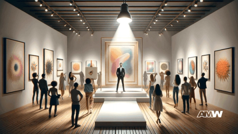 Music industry professional working on spotlight on emerging artists: how to get noticed