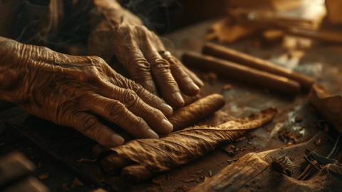 Marketing team discussing luxury in smoke: the art, history, and brand heritage of the world’s finest cigars