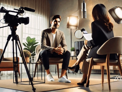 Marketing team discussing how an interview on tv can build your personal brand