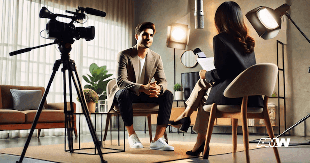 Nowtv Interviewer How TV Interviews Build Your Personal Brand | AMW®