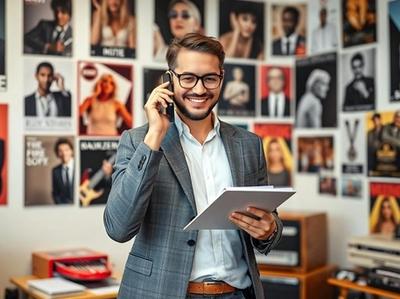 Music industry professional working on music publicist 101: the complete guide to growing your artist's career