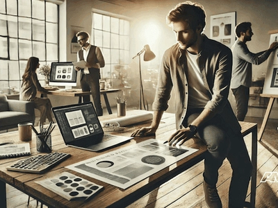 Marketing team discussing a brand specialist?