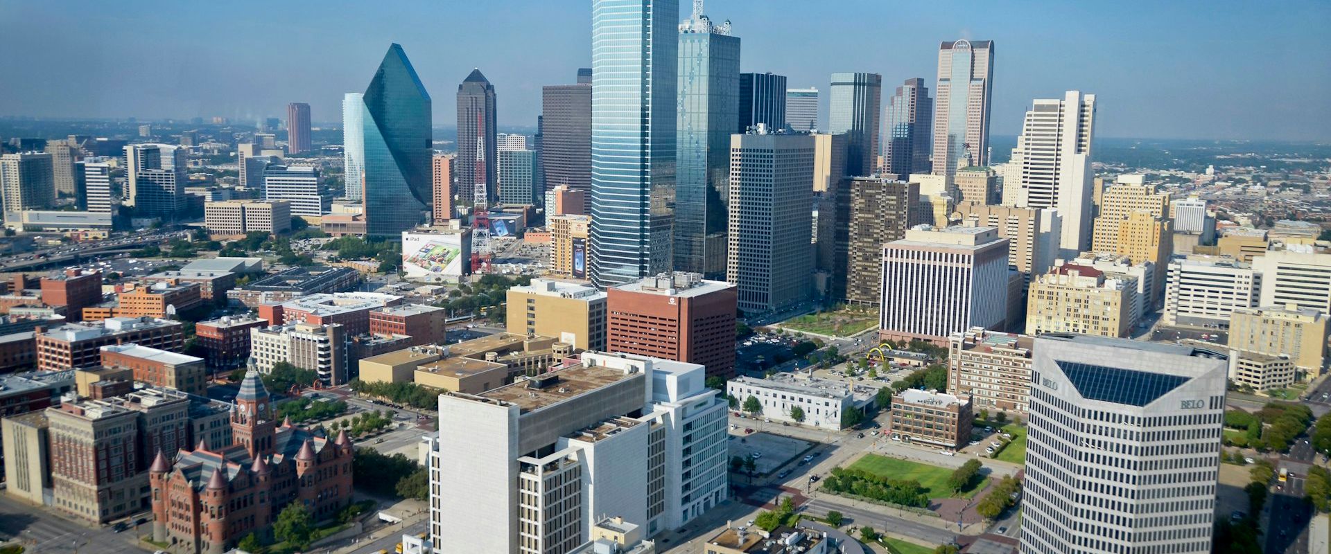 Dallas Texas downtown skyline at night - Public Relations in Dallas