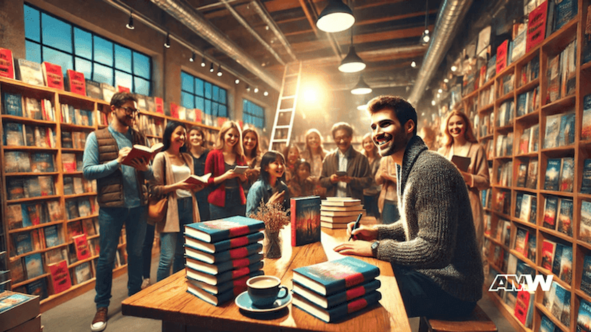 more readers, success, photo, book signing