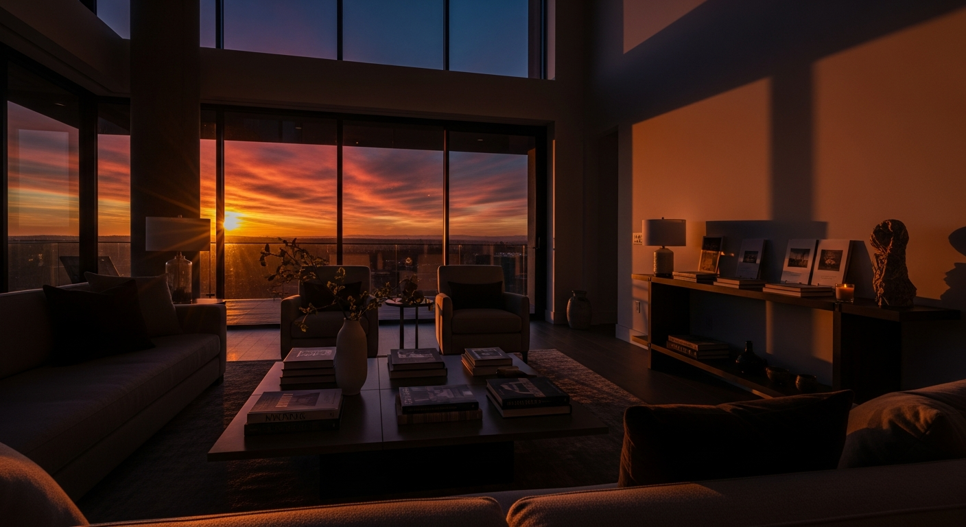 Real estate agent personal branding with luxury property