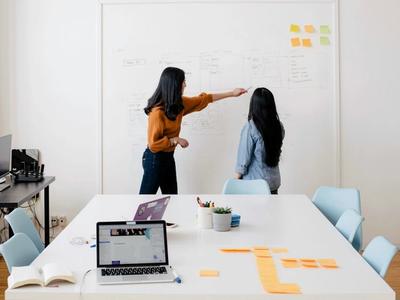 Professional broadcast microphones set up for a press conference