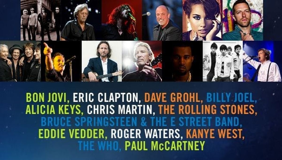 Concert Hurricane Sandy