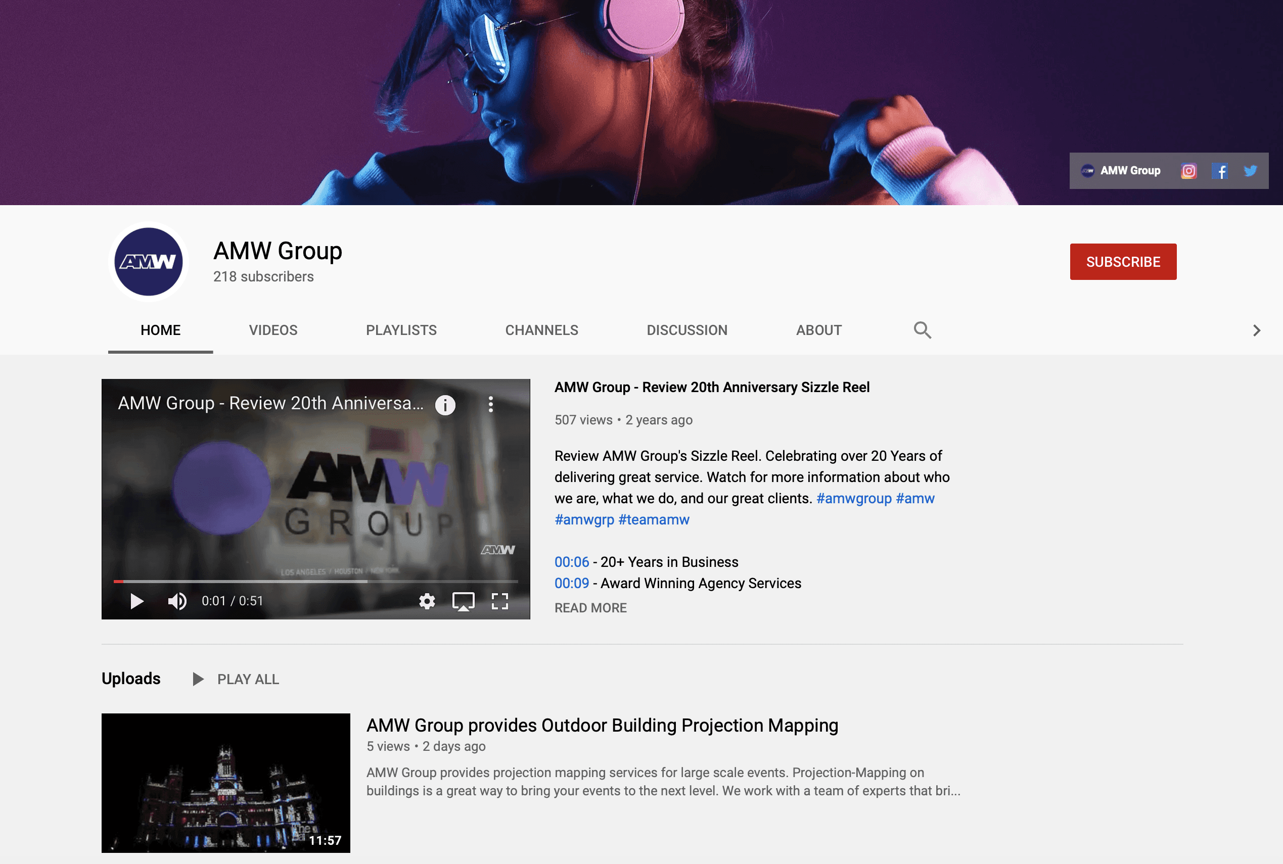 Group Youtube Channel