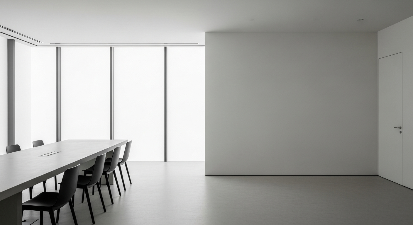 b2b sales statistics — architectural editorial photograph