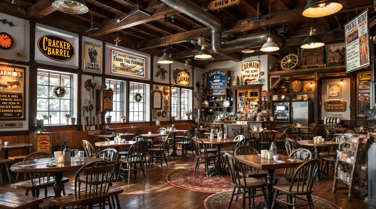 Illustration for Cracker Barrel’s Branding U-Turn: From Modern Makeover to Back-to-Roots Revival