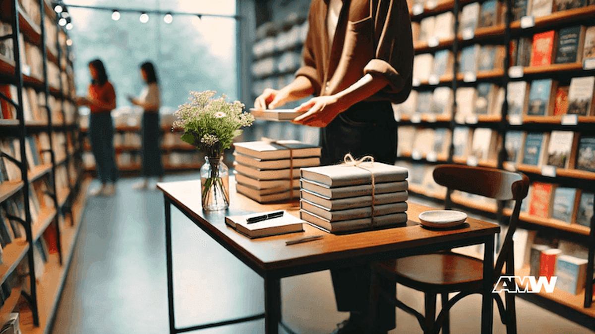 sign, location, book signing