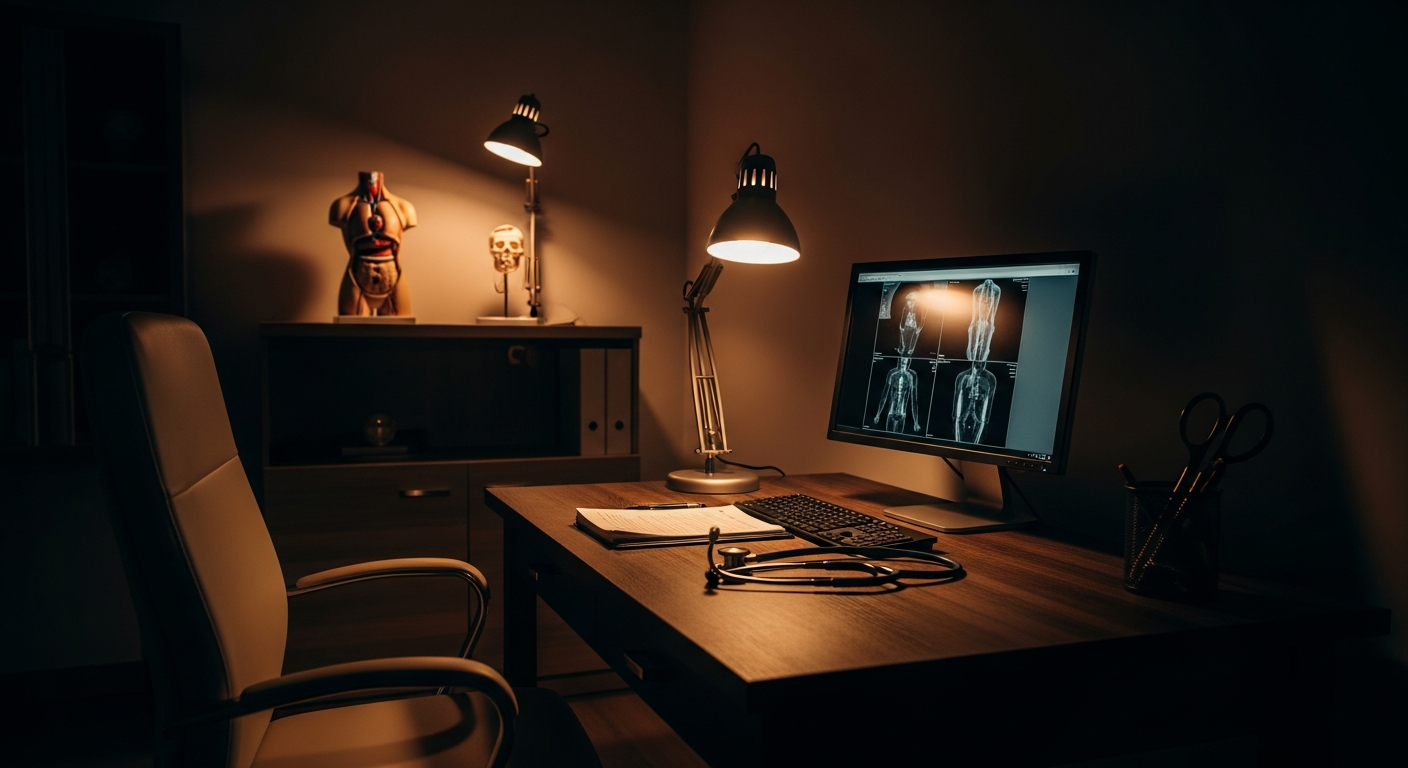 Medical professional personal branding with clinical setting