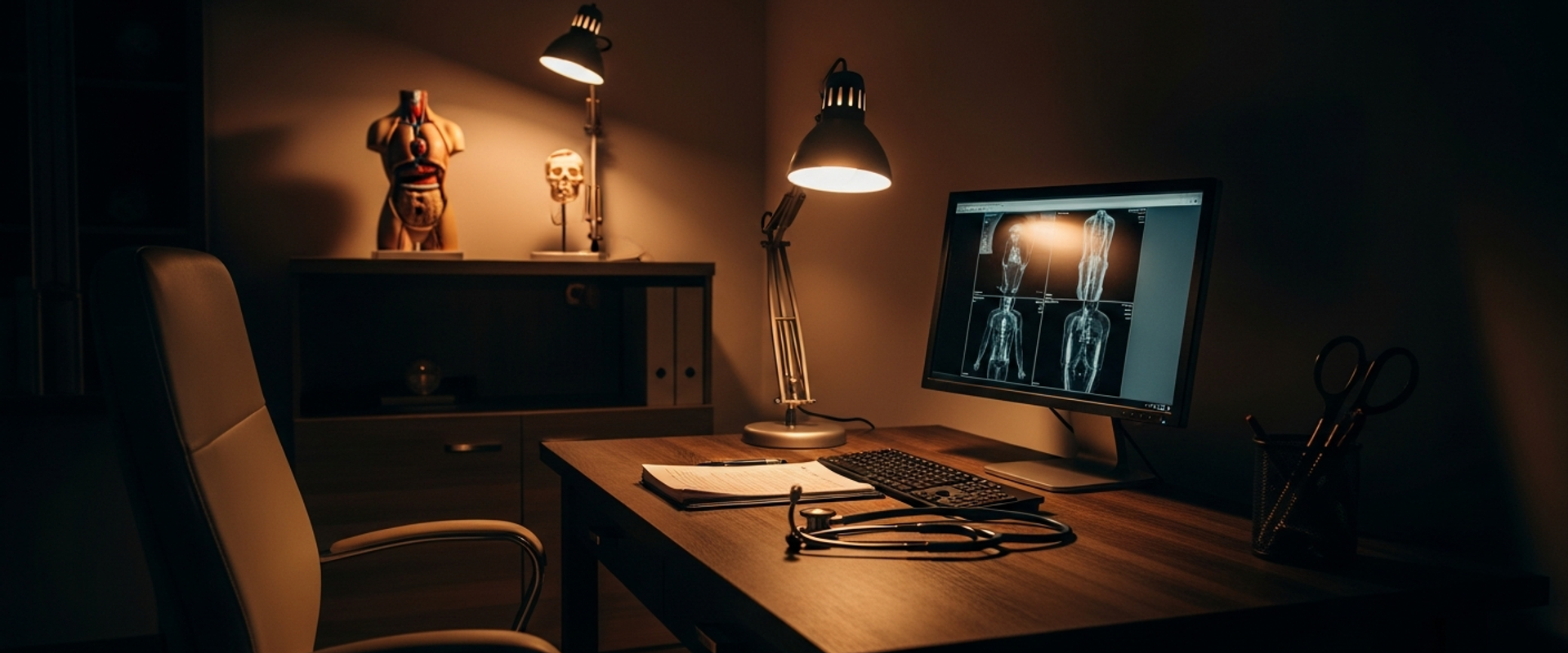 Medical professional personal branding with clinical setting