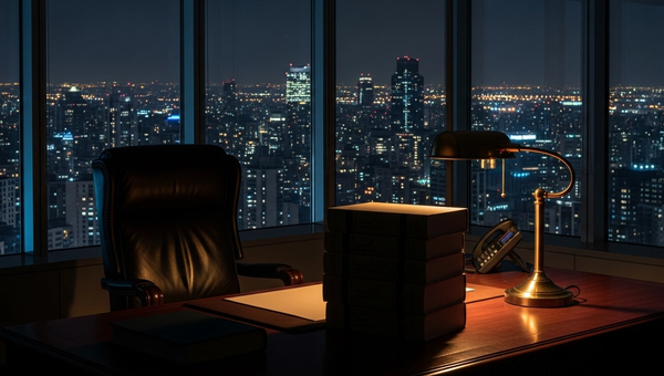 Attorney personal branding with professional legal workspace