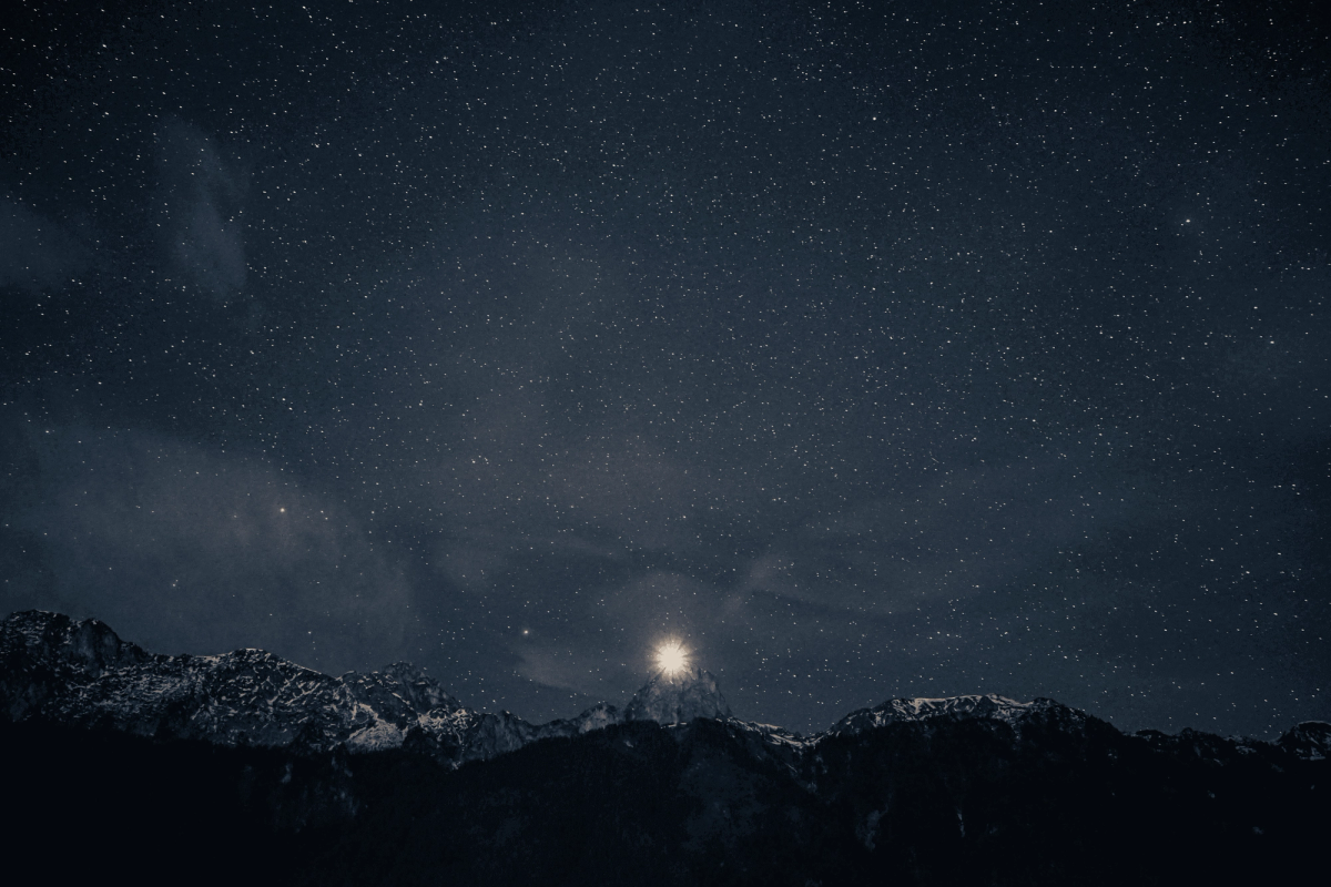 Stars, sky.