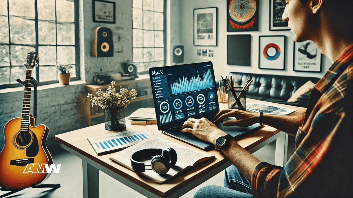 Music industry professional working on mastering your music campaign: tips for independent artists