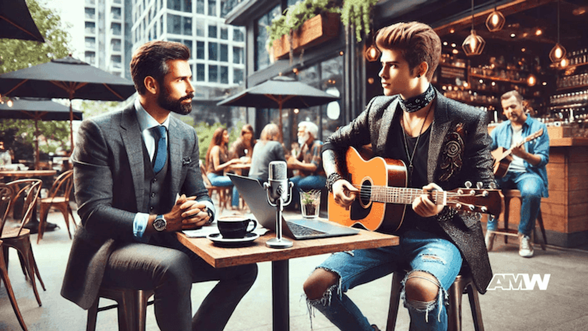 social media platforms, contact details, artist, service, sponsored, deal