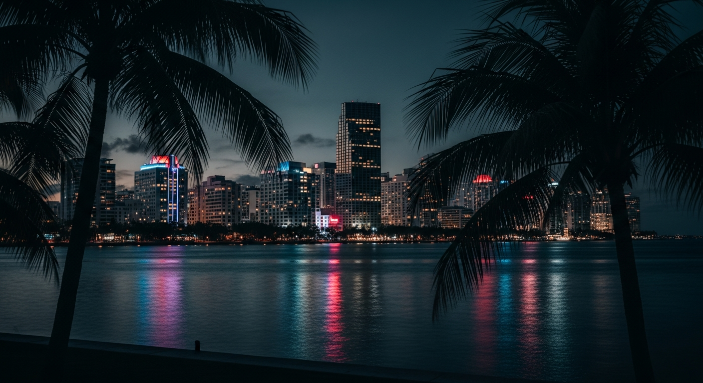Social Media Management in Miami - Florida skyline