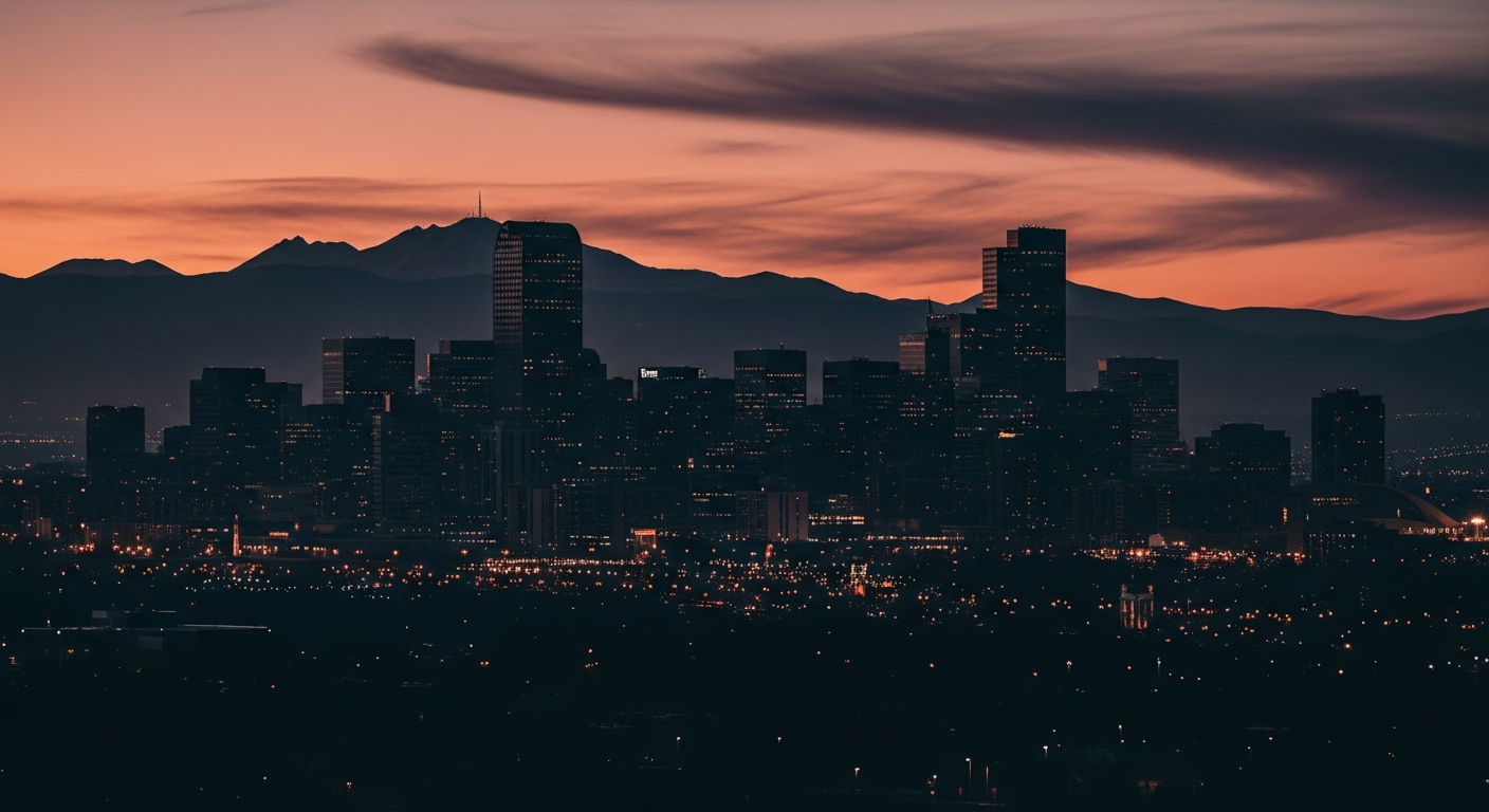 Social Media Management in Denver - Colorado skyline