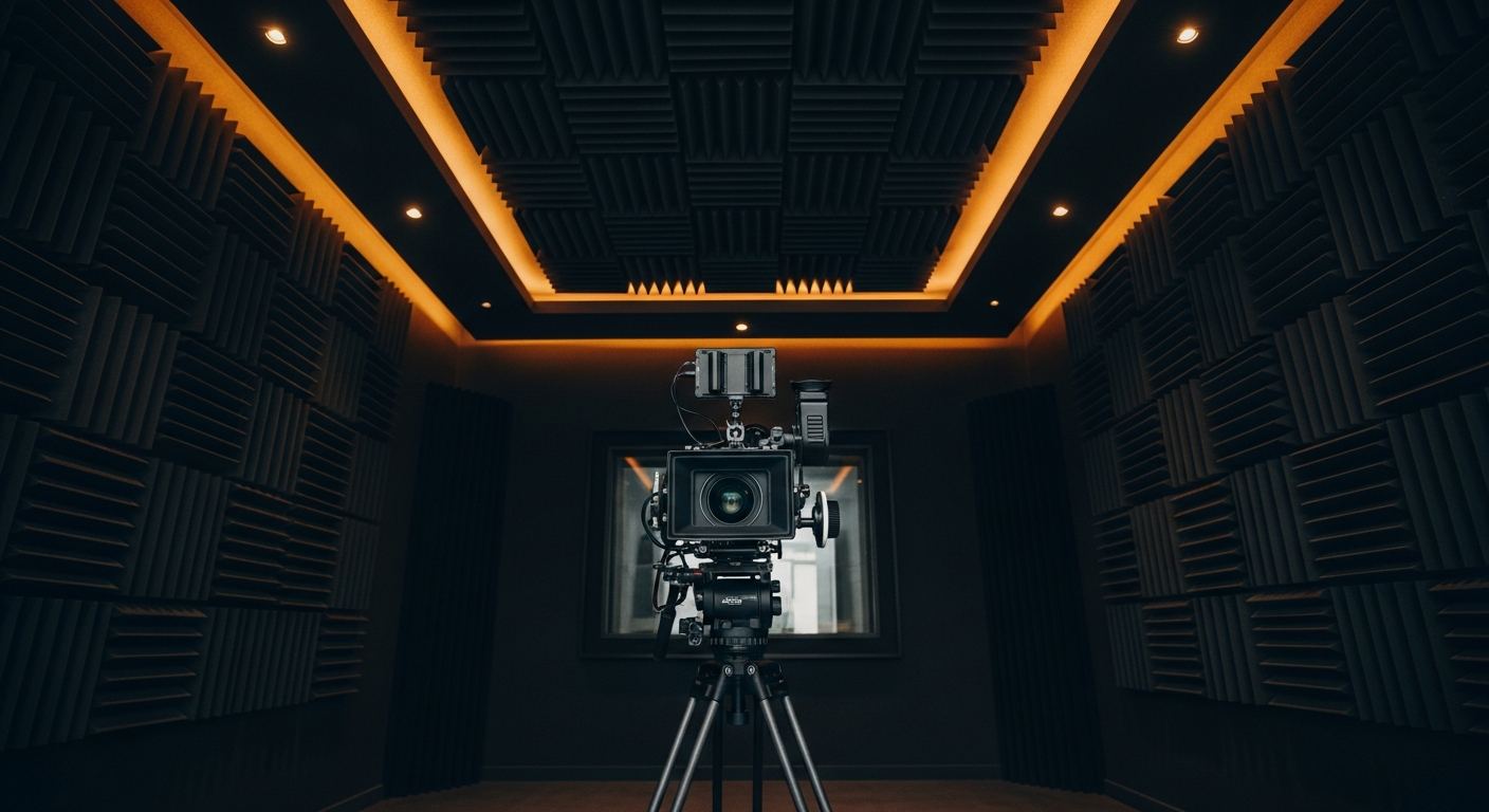 Professional video production studio for YouTube advertising content