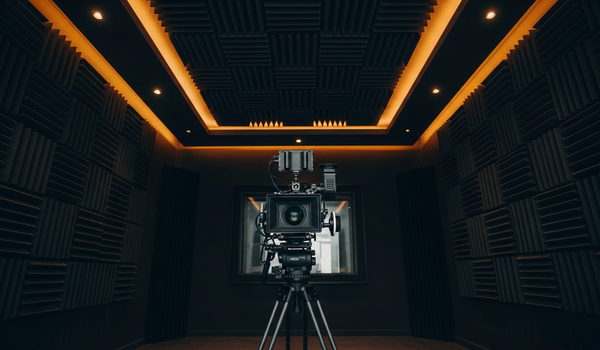 Professional video production studio for YouTube advertising content