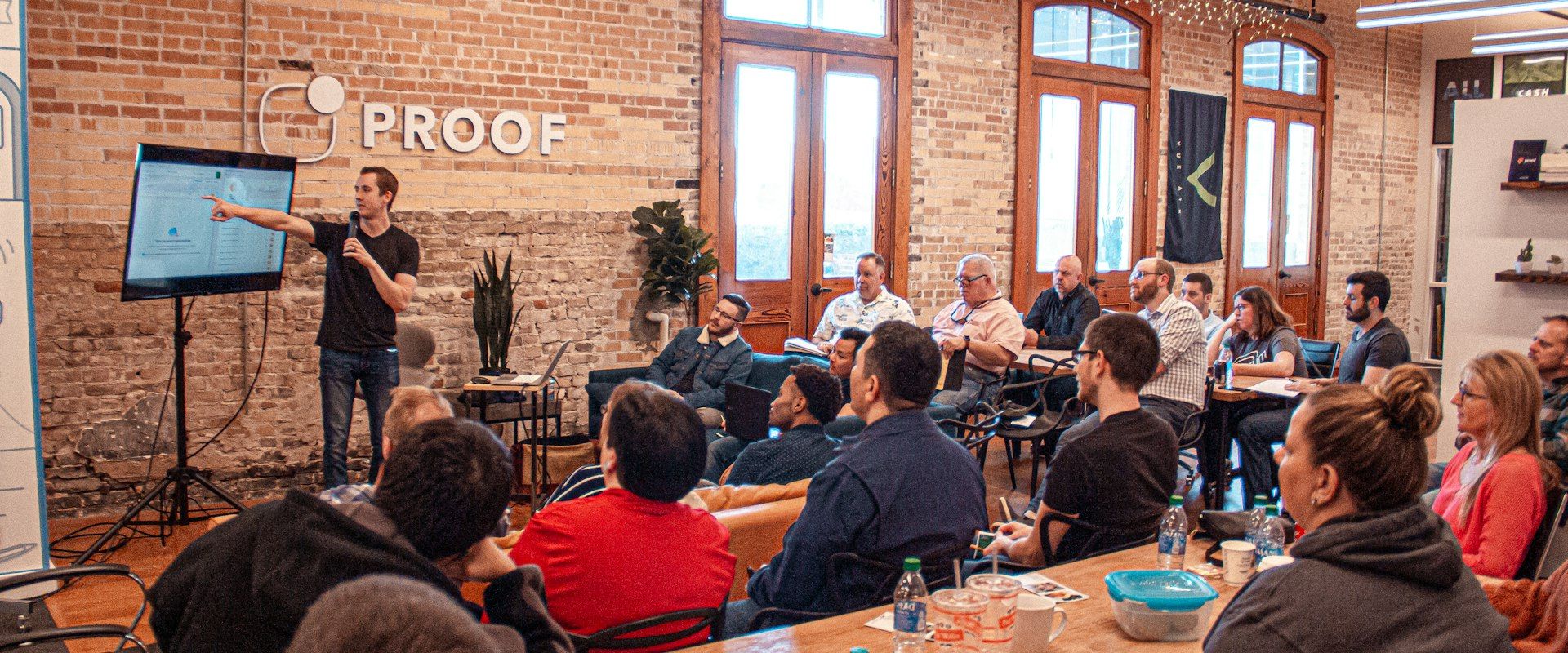 Professional trade show exhibition floor with booth displays - Trade Show Management