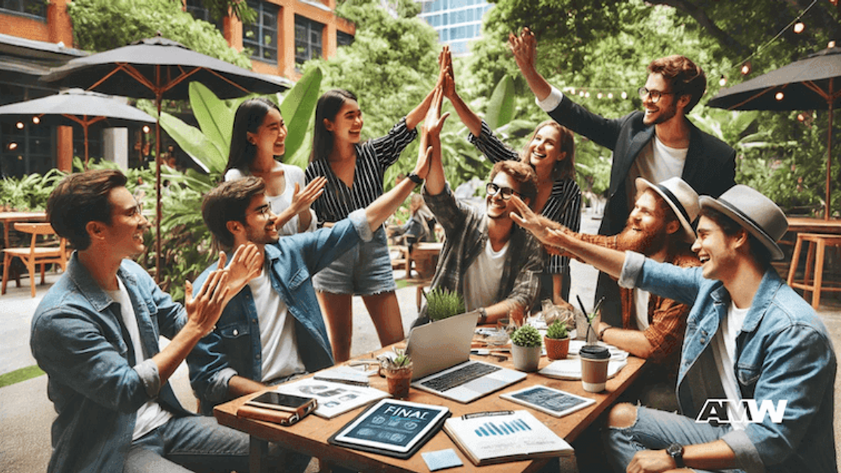 people talking, brand identities, audience involved, intended audience