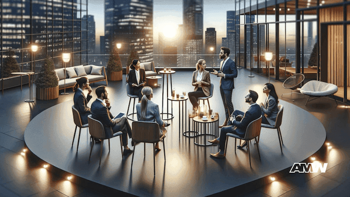 large groups networking ideas, small groups, other attendees, conversation starter, storytelling sessions