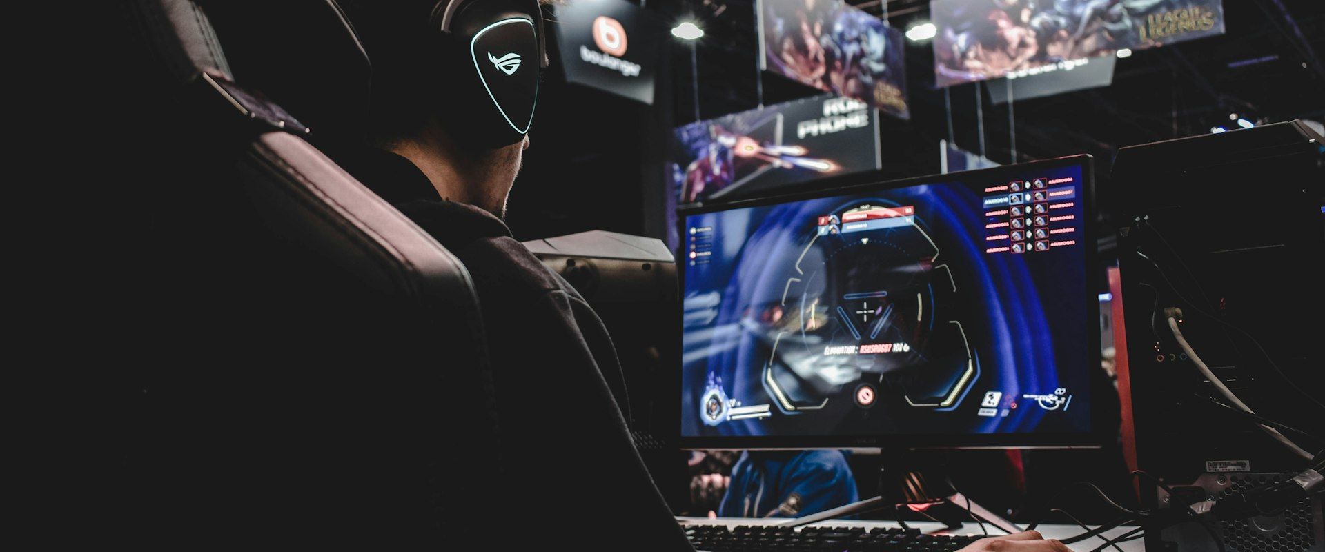 Professional esports gaming arena with RGB lighting - Gaming & Esports PR